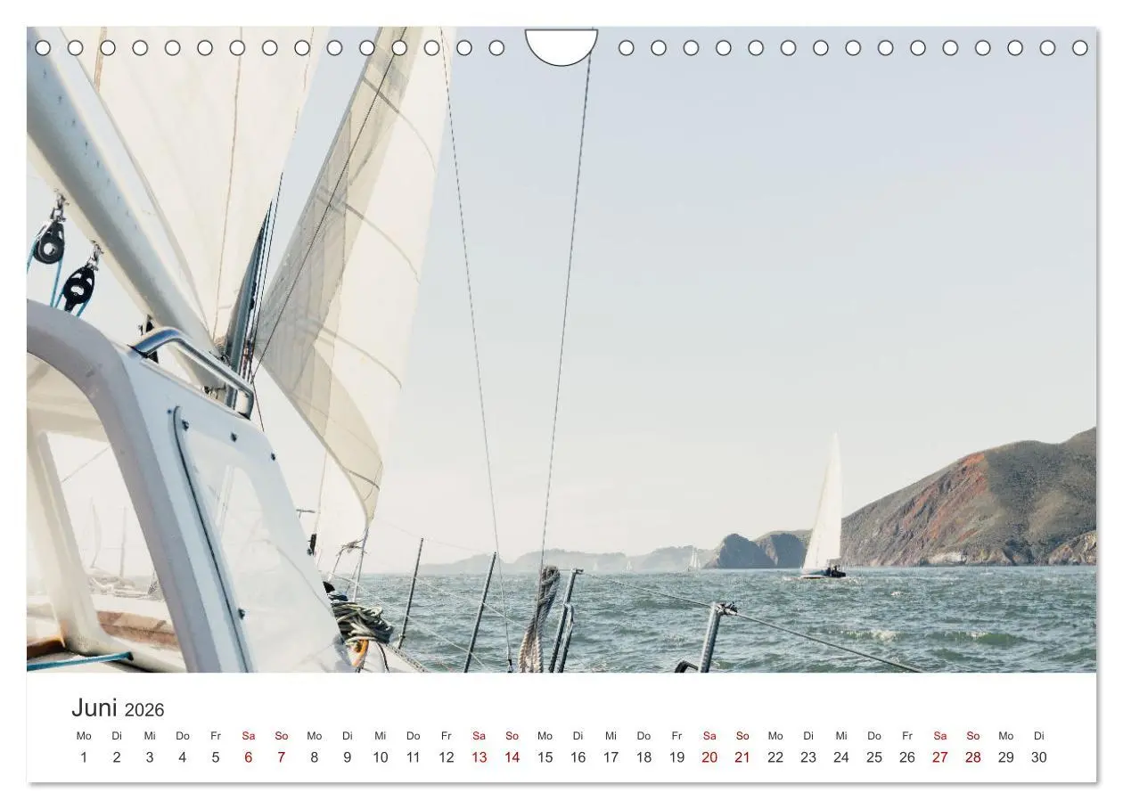 Bild: 9783457561461 | Segeln - Die Freiheit genießen. (Wandkalender 2026 DIN A4 quer),...