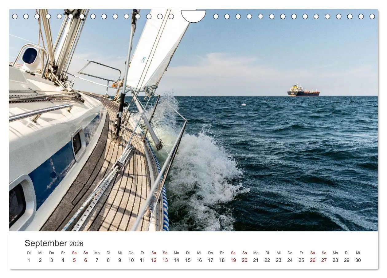 Bild: 9783457561461 | Segeln - Die Freiheit genießen. (Wandkalender 2026 DIN A4 quer),...