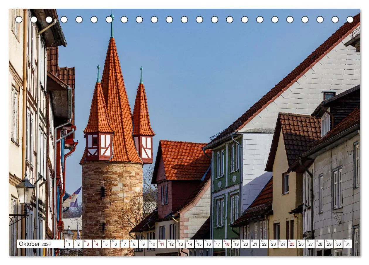 Bild: 9783457631461 | Werrastadt Eschwege (Tischkalender 2026 DIN A5 quer), CALVENDO...