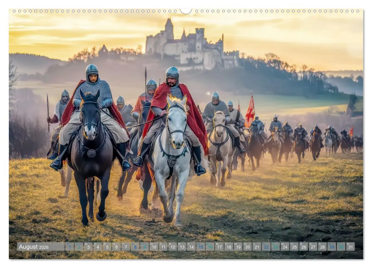 Bild: 9783457941461 | Tempelritter - Ein mächtiger Ritterorden (Wandkalender 2026 DIN A2...