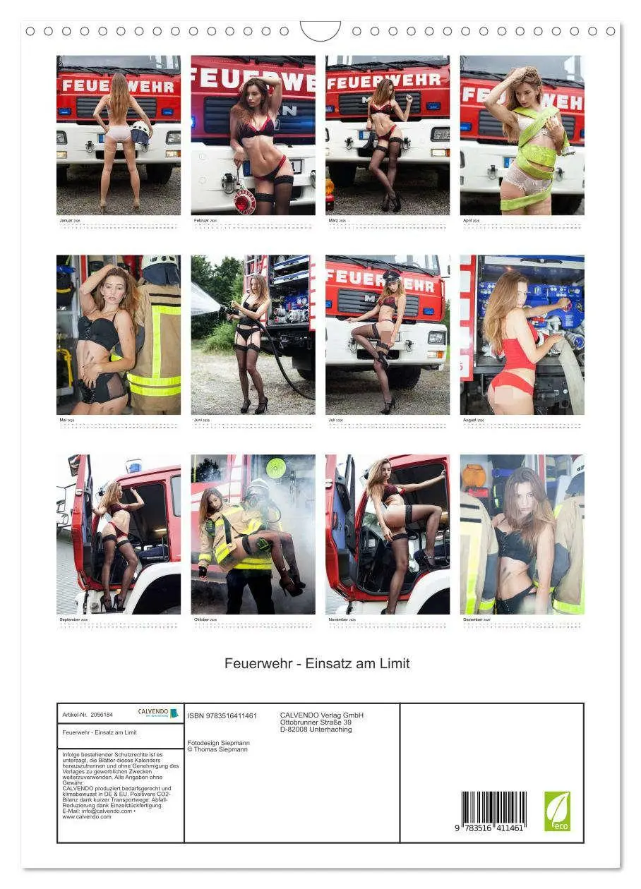 Bild: 9783516411461 | Feuerwehr - Einsatz am Limit (Wandkalender 2026 DIN A3 hoch),...