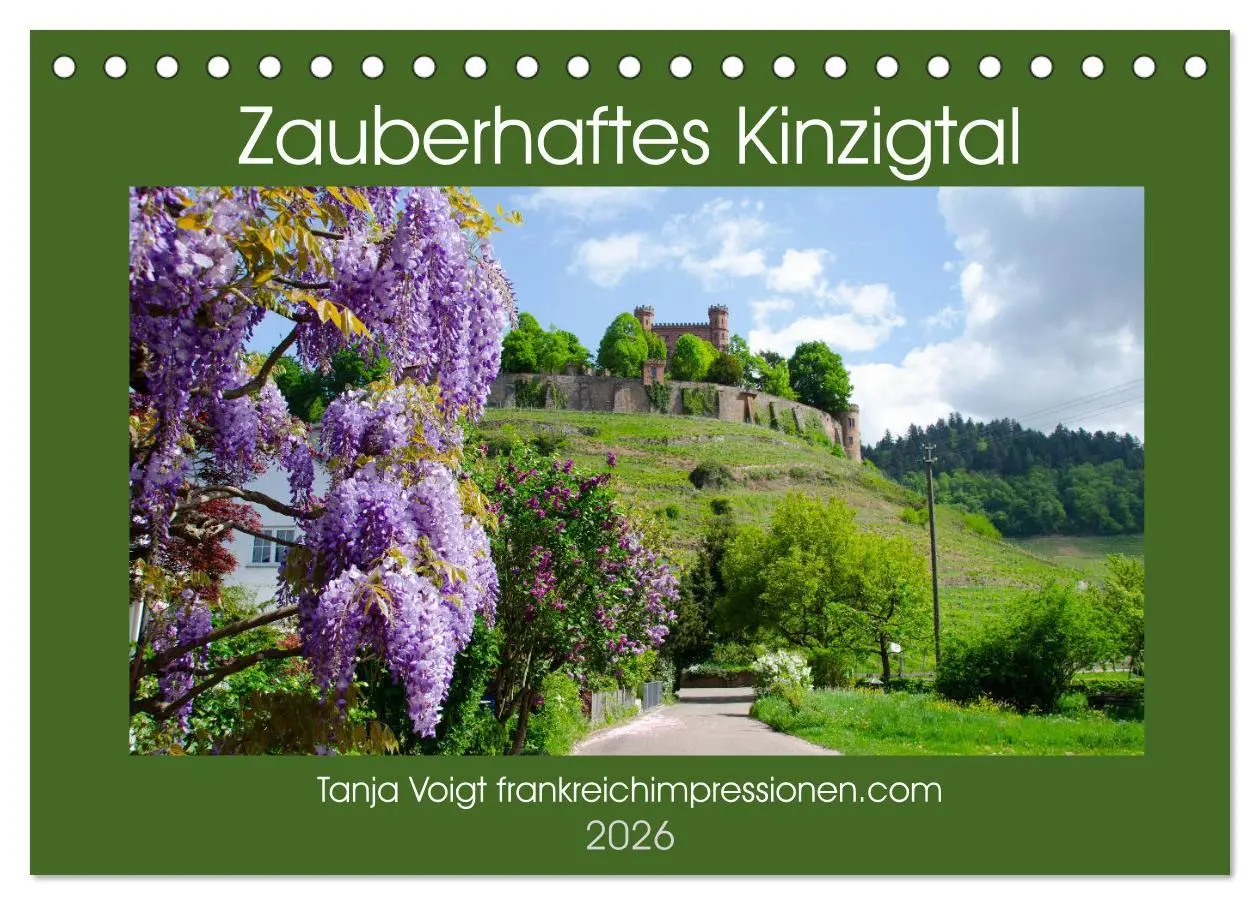 Cover: 9783457931561 | Zauberhaftes Kinzigtal (Tischkalender 2026 DIN A5 quer), CALVENDO...