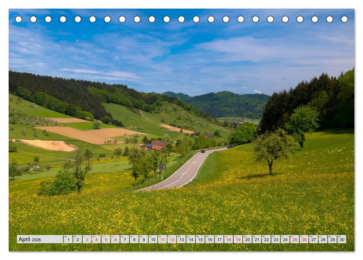 Bild: 9783457931561 | Zauberhaftes Kinzigtal (Tischkalender 2026 DIN A5 quer), CALVENDO...