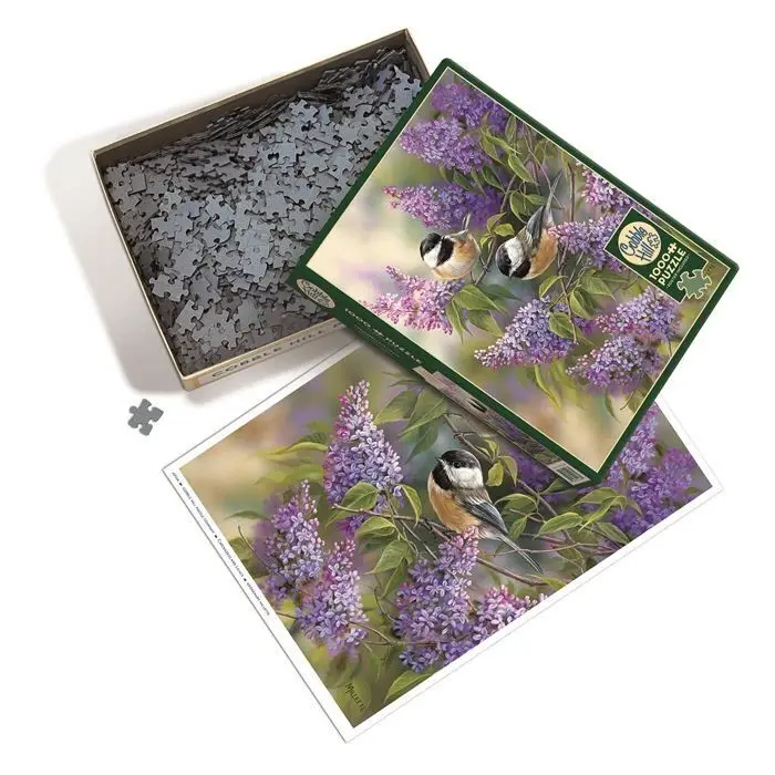 Bild: 625012401661 | COBBLE HILL PUZZLES - Meisen und Flieder 1000 Teile | Spiel | 3840166