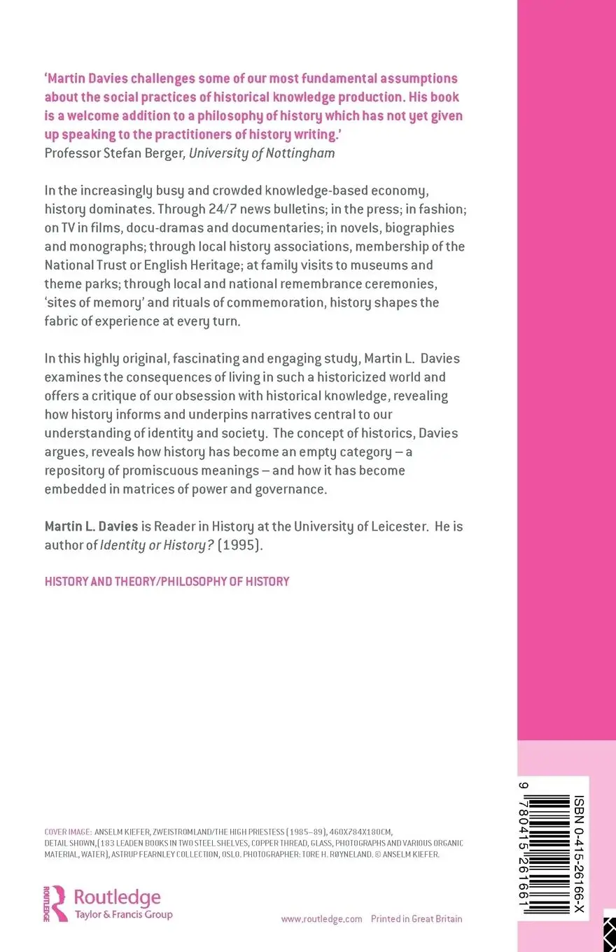 Rückseite: 9780415261661 | Historics | Why History Dominates Contemporary Society | Davies | Buch