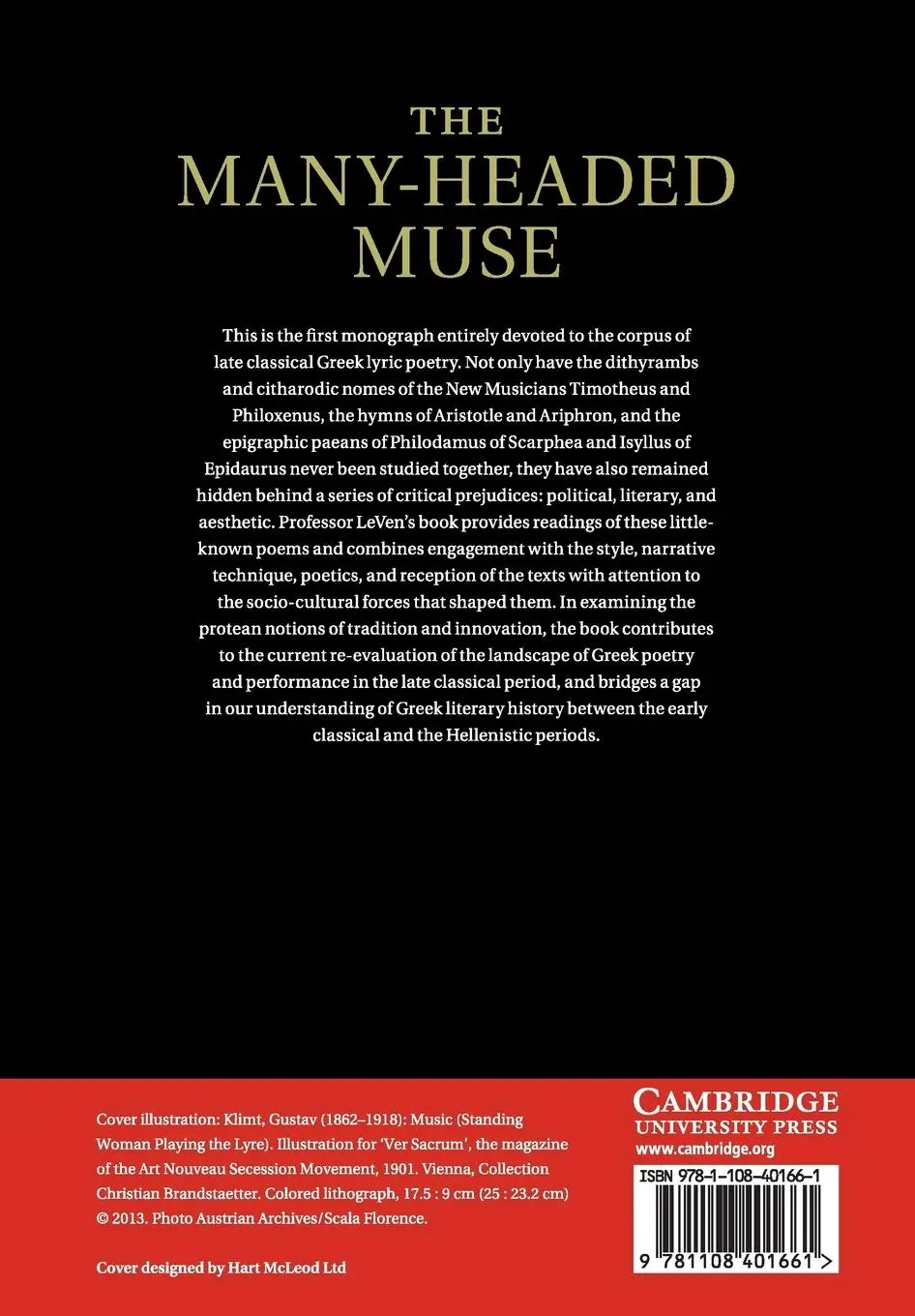Rückseite: 9781108401661 | The Many-Headed Muse | Pauline Leven | Taschenbuch | Englisch | 2017