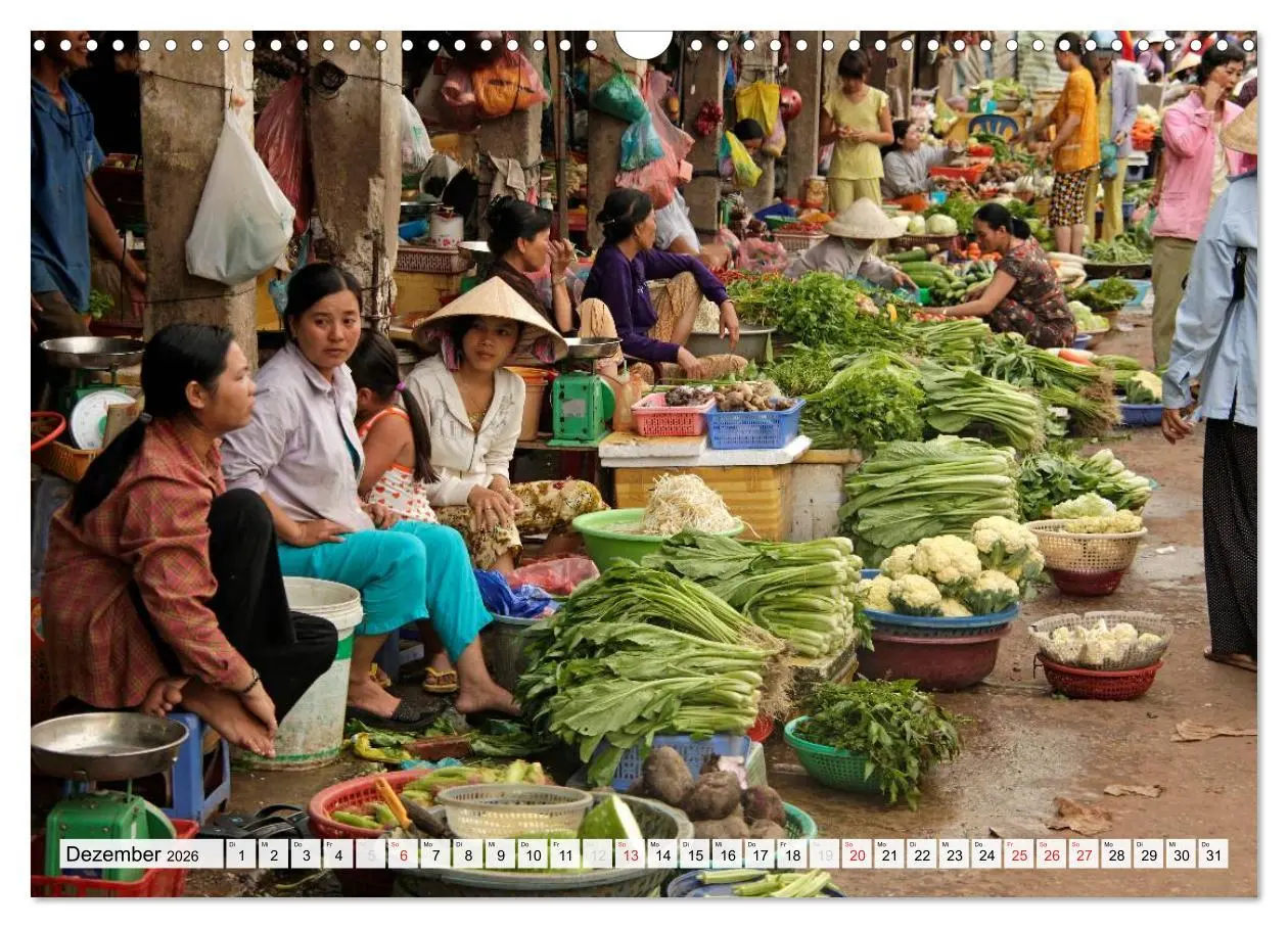 Bild: 9783516181661 | Vietnam (Wandkalender 2026 DIN A3 quer), CALVENDO Monatskalender