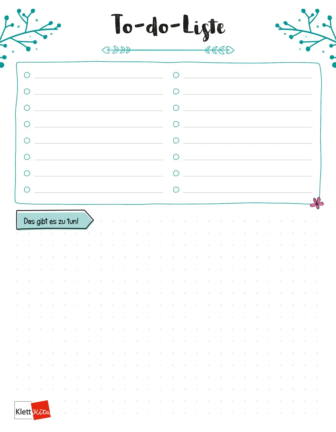 Cover: 9783960461661 | To-do-Liste für die Kita | Blankobuch/Tagebuch | 50 S. | Deutsch