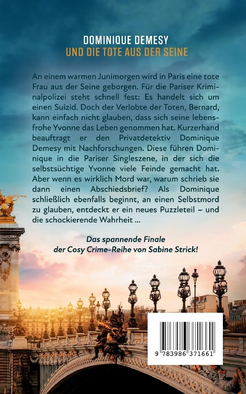 Rückseite: 9783986371661 | Tödlicher Abschied | Sabine Strick | Taschenbuch | 404 S. | Deutsch
