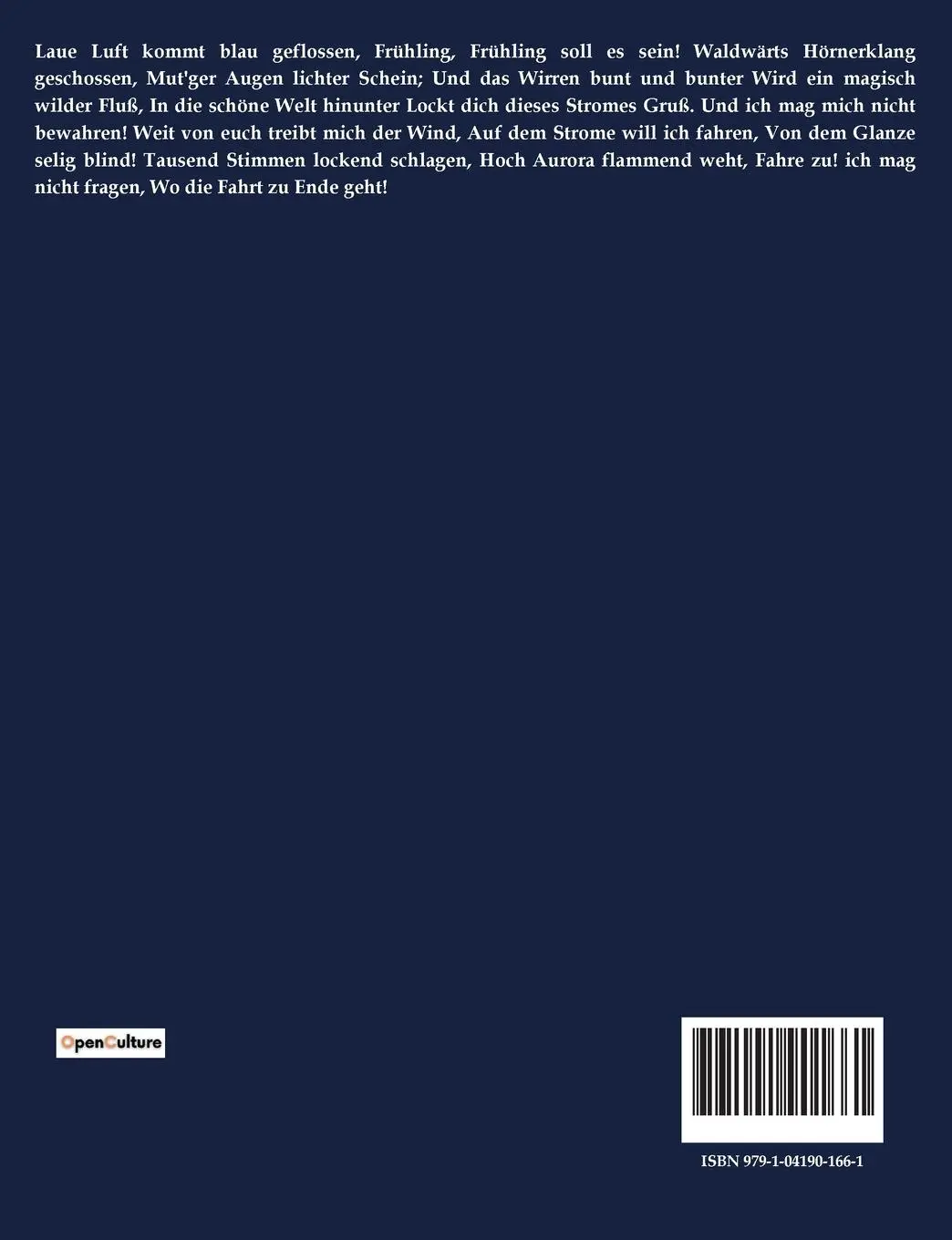 Rückseite: 9791041901661 | Gedichte | Joseph Von Eichendorff | Taschenbuch | Paperback | 872 S.