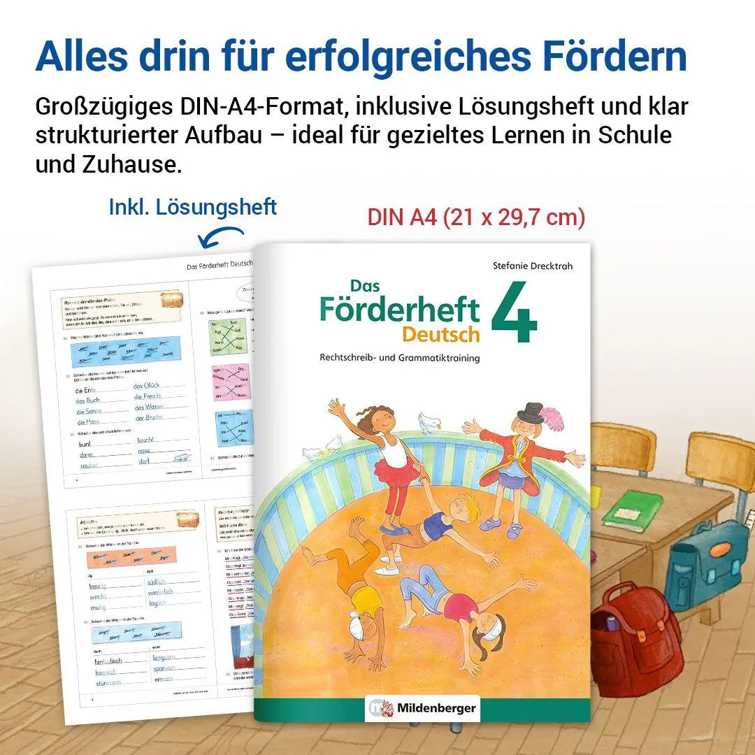 Bild: 9783619441761 | Das Förderheft Deutsch 4 | Rechtschreib- und Grammatiktraining | 64 S.