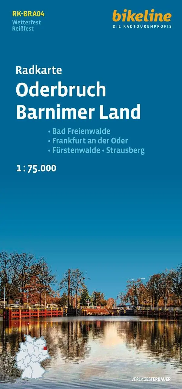 Cover: 9783711101761 | Radkarte Oderbruch Barnimerland | Esterbauer Verlag | (Land-)Karte