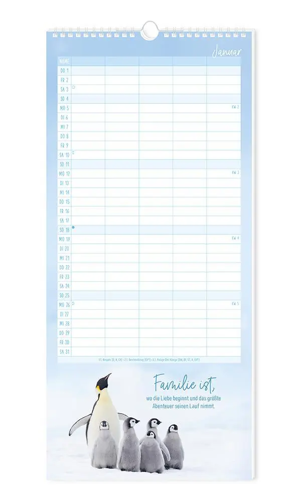 Bild: 9783986361761 | Familienplaner 2026 Classic | Familienplaner | Original | Kalender