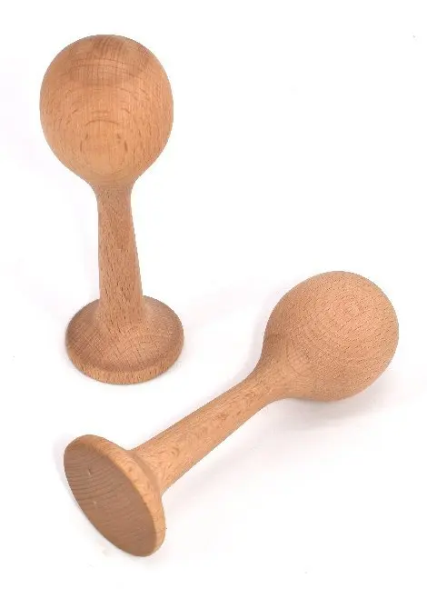 Cover: 4250258311861 | Kleine Holz-Maracas (Paar) | In Karton | Schlaginstrument | 1186