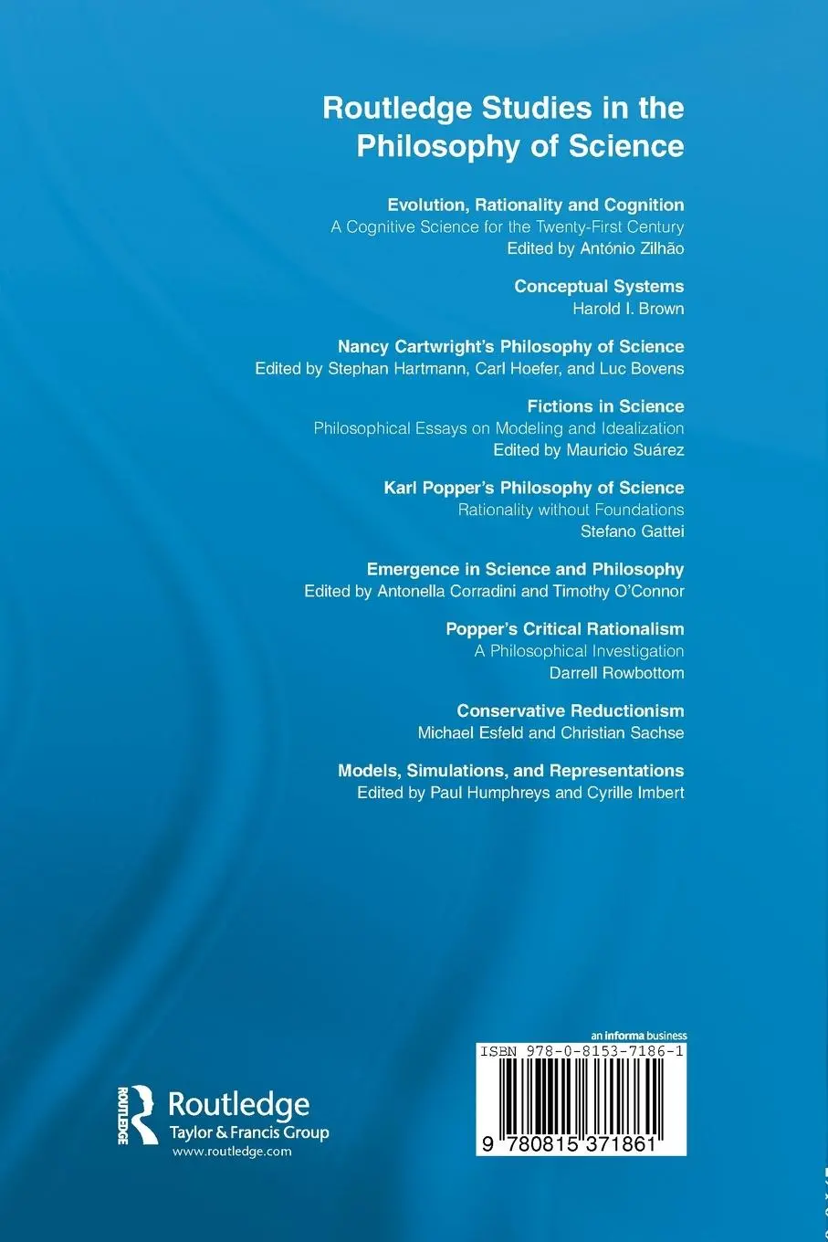 Rückseite: 9780815371861 | Models, Simulations, and Representations | Paul Humphreys (u. a.)