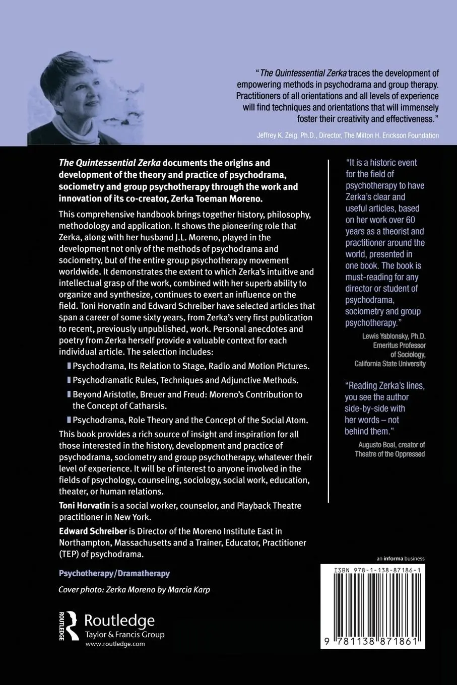 Rückseite: 9781138871861 | The Quintessential Zerka | Edward Schreiber (u. a.) | Taschenbuch