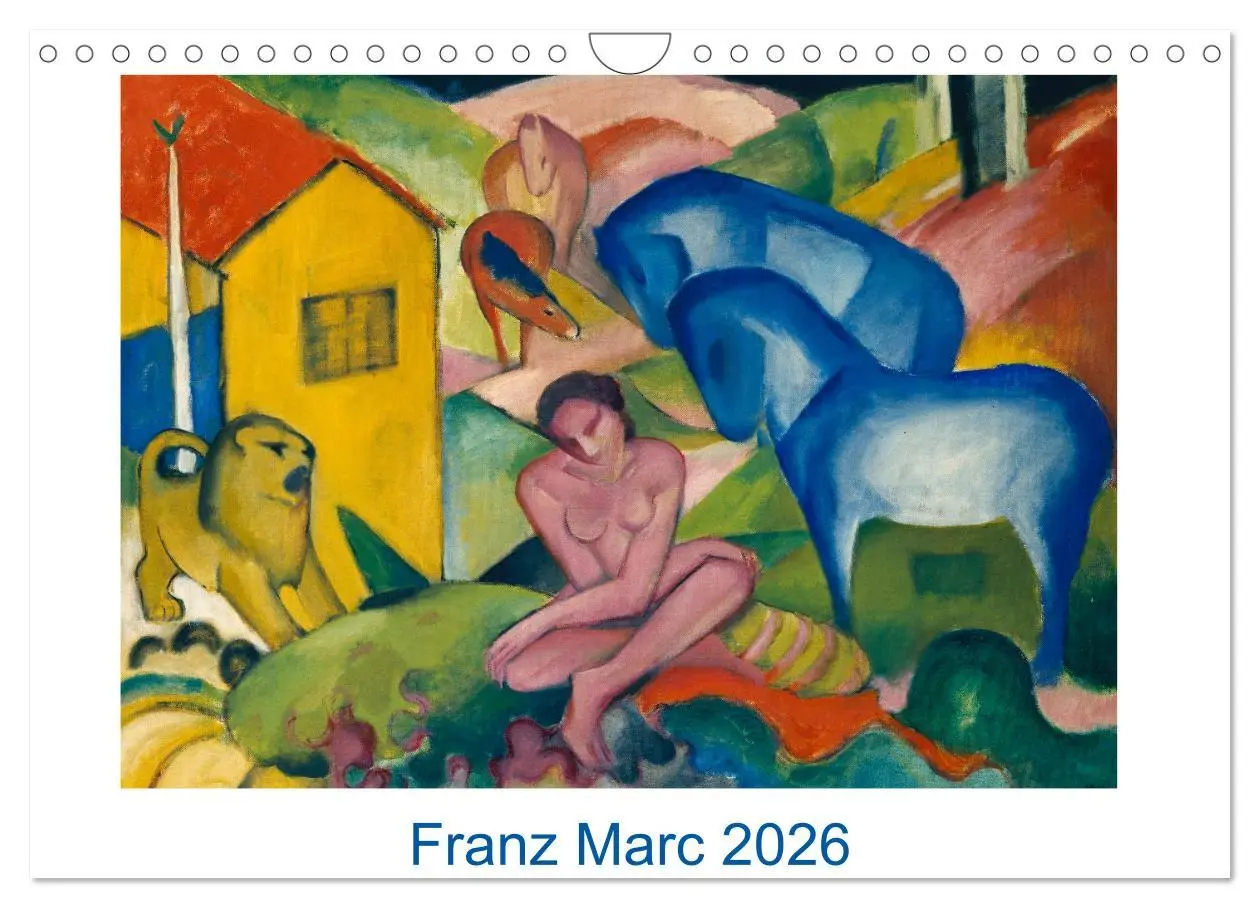 Cover: 9783457831861 | Franz Marc 2026 (Wandkalender 2026 DIN A4 quer), CALVENDO...