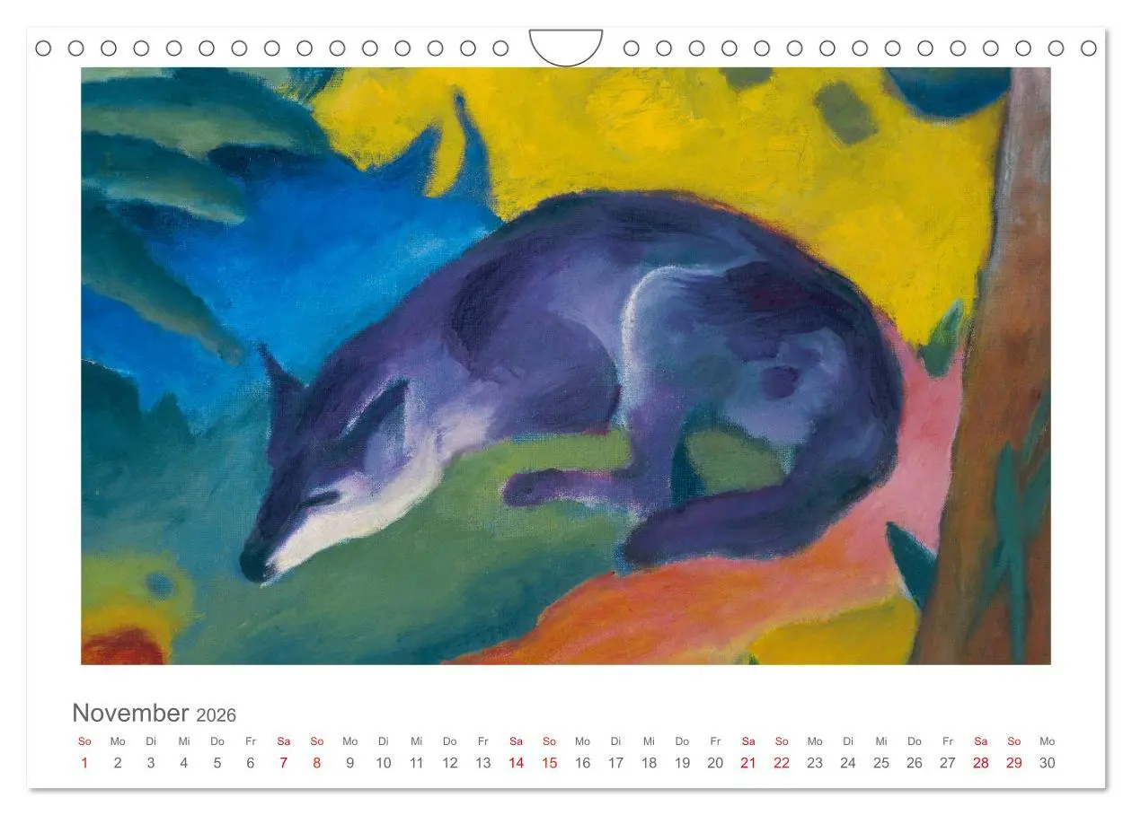Bild: 9783457831861 | Franz Marc 2026 (Wandkalender 2026 DIN A4 quer), CALVENDO...
