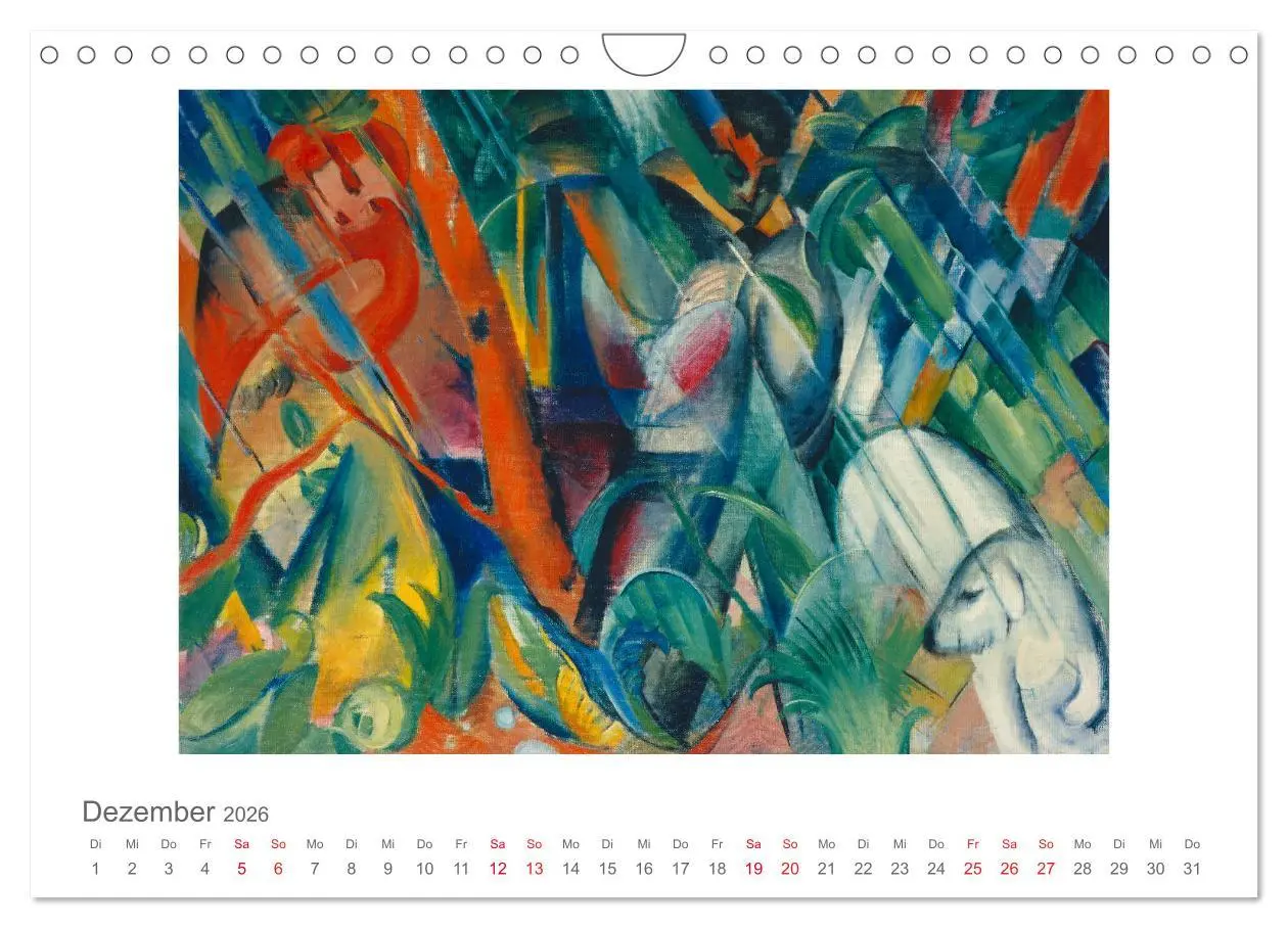 Bild: 9783457831861 | Franz Marc 2026 (Wandkalender 2026 DIN A4 quer), CALVENDO...