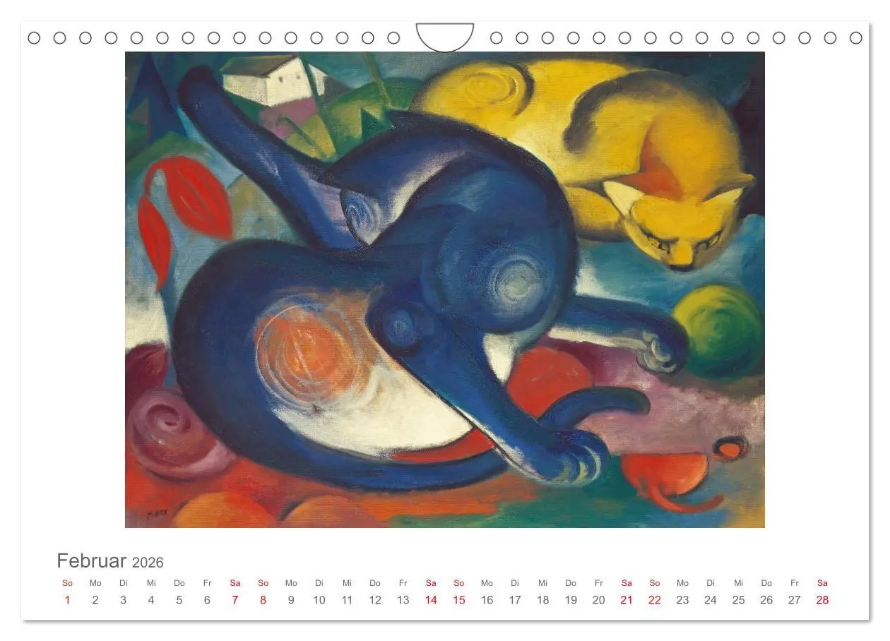 Bild: 9783457831861 | Franz Marc 2026 (Wandkalender 2026 DIN A4 quer), CALVENDO...