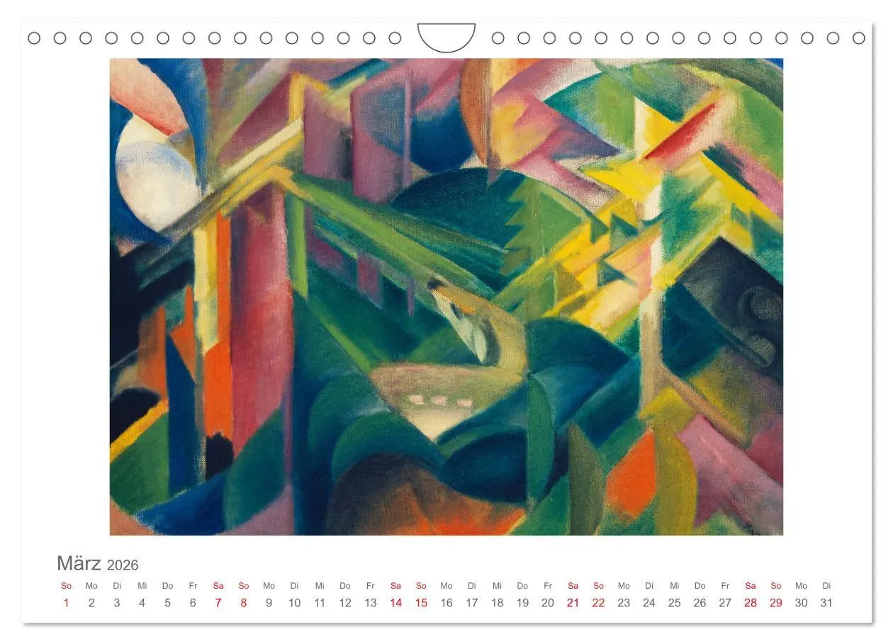 Bild: 9783457831861 | Franz Marc 2026 (Wandkalender 2026 DIN A4 quer), CALVENDO...