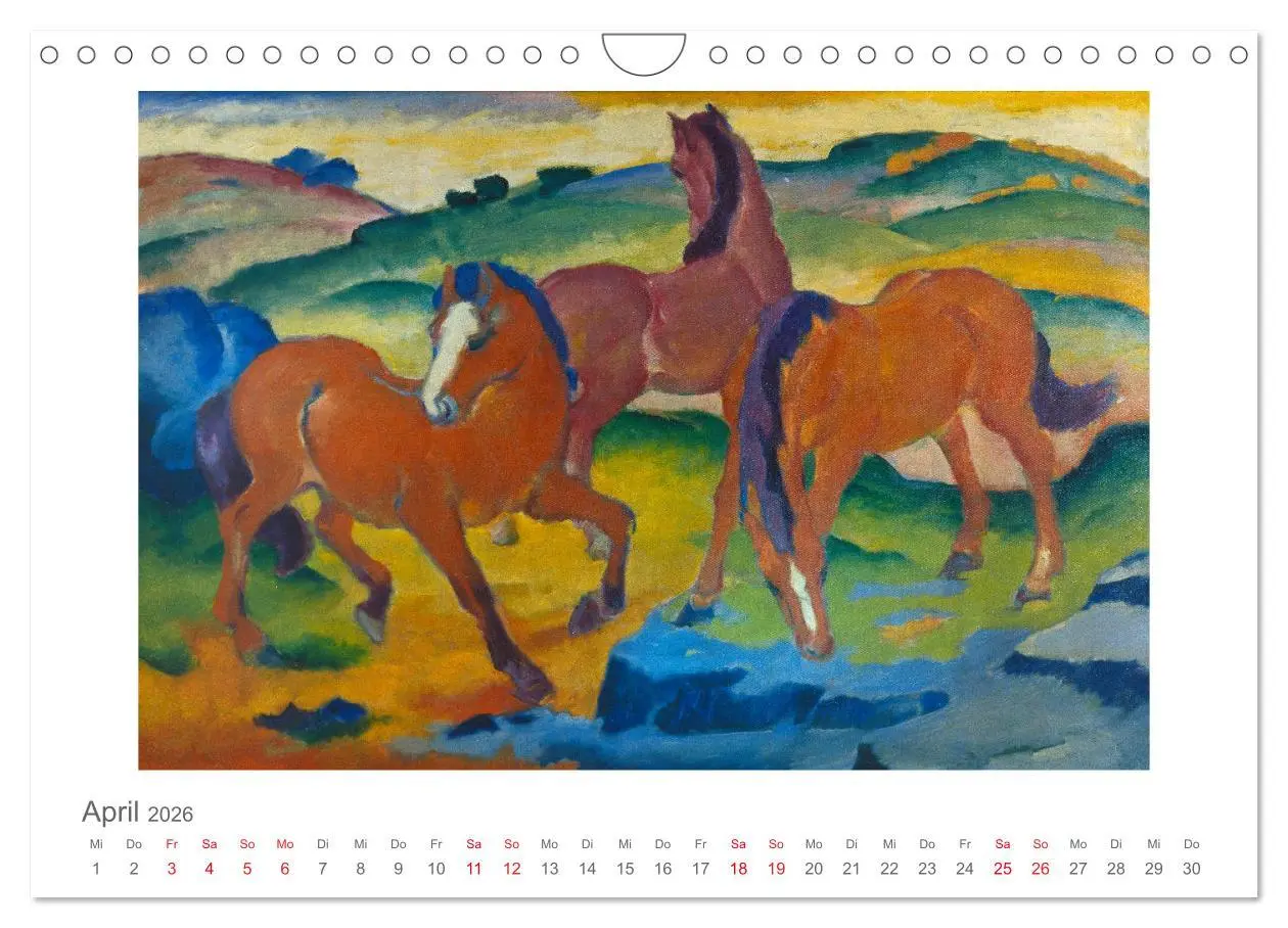 Bild: 9783457831861 | Franz Marc 2026 (Wandkalender 2026 DIN A4 quer), CALVENDO...