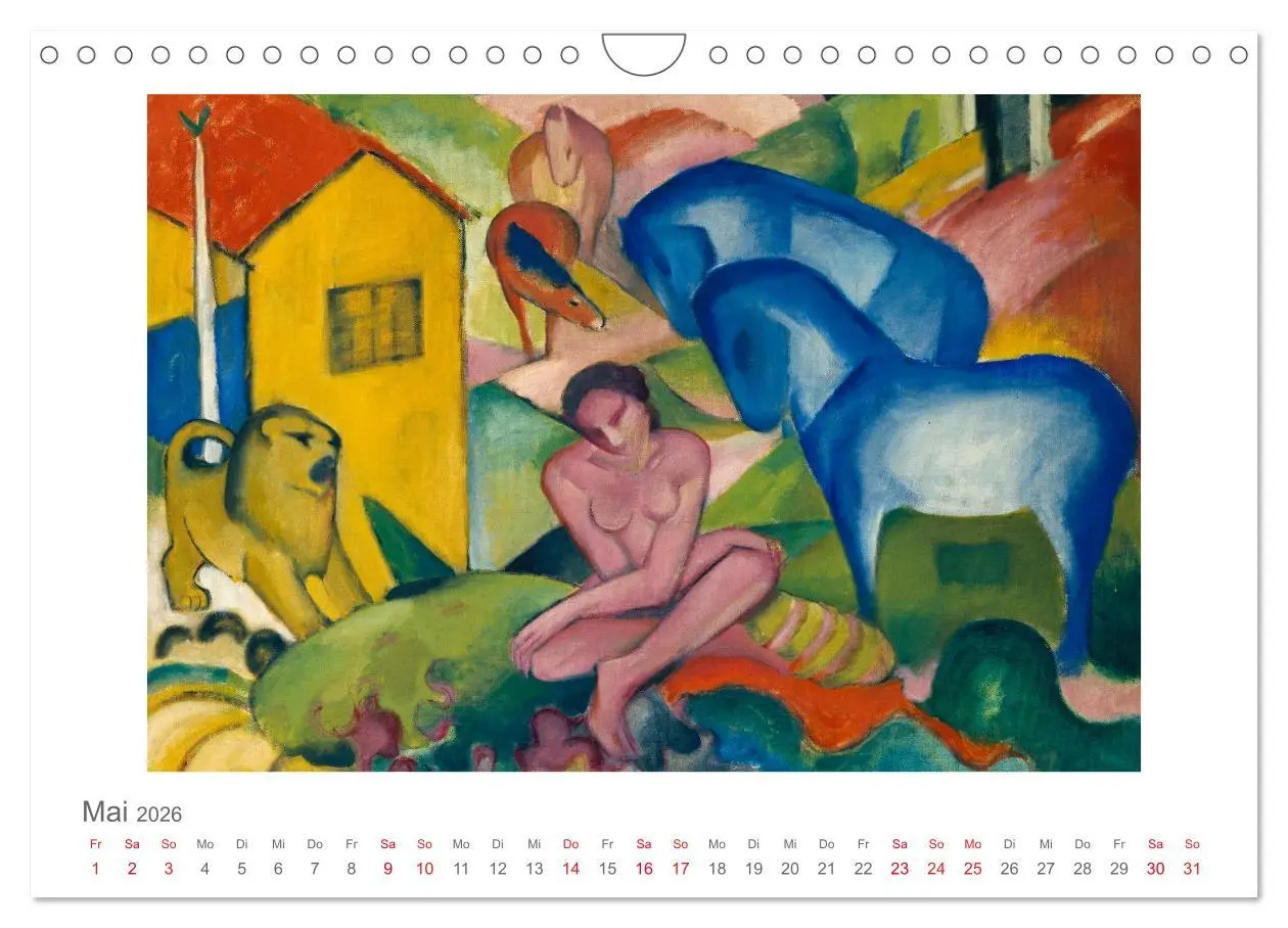 Bild: 9783457831861 | Franz Marc 2026 (Wandkalender 2026 DIN A4 quer), CALVENDO...