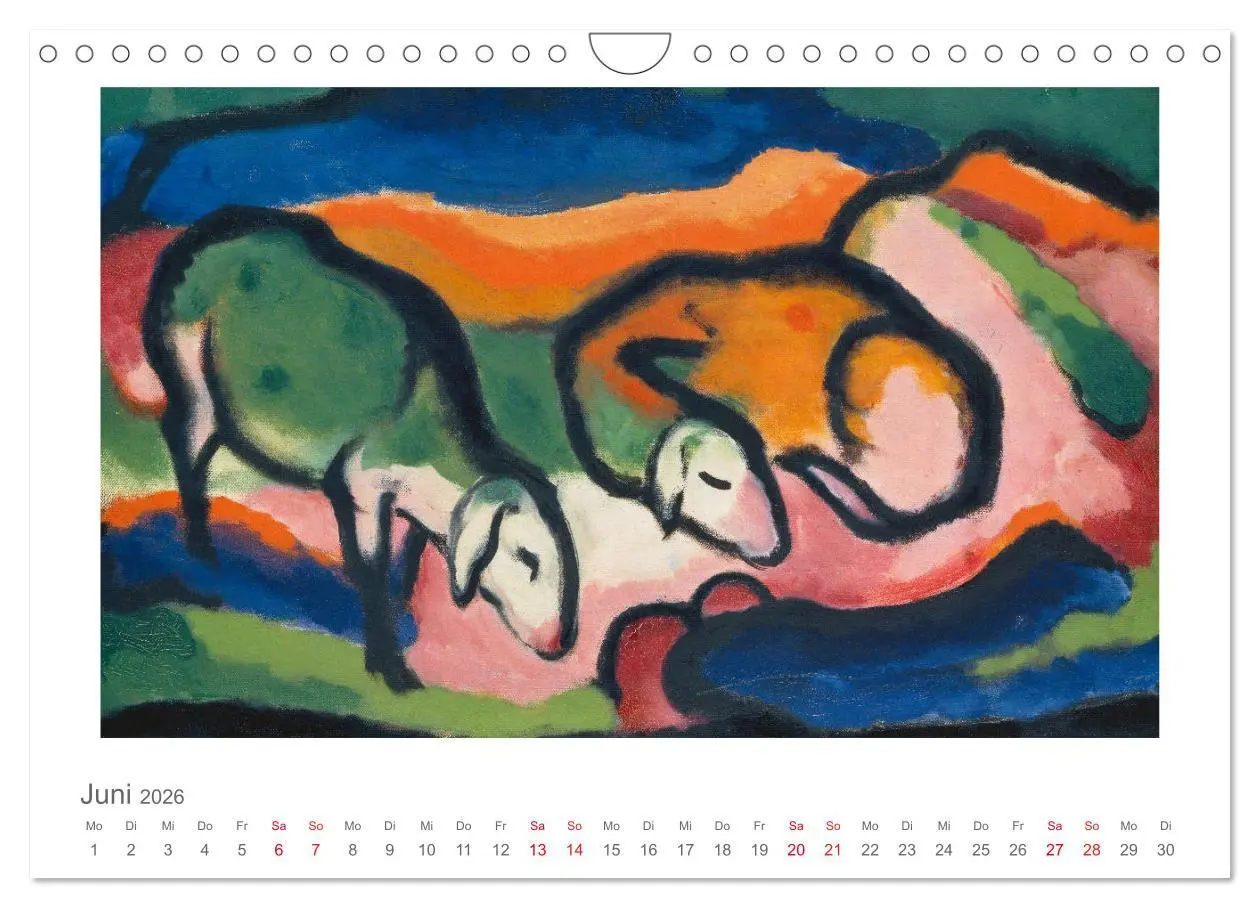 Bild: 9783457831861 | Franz Marc 2026 (Wandkalender 2026 DIN A4 quer), CALVENDO...