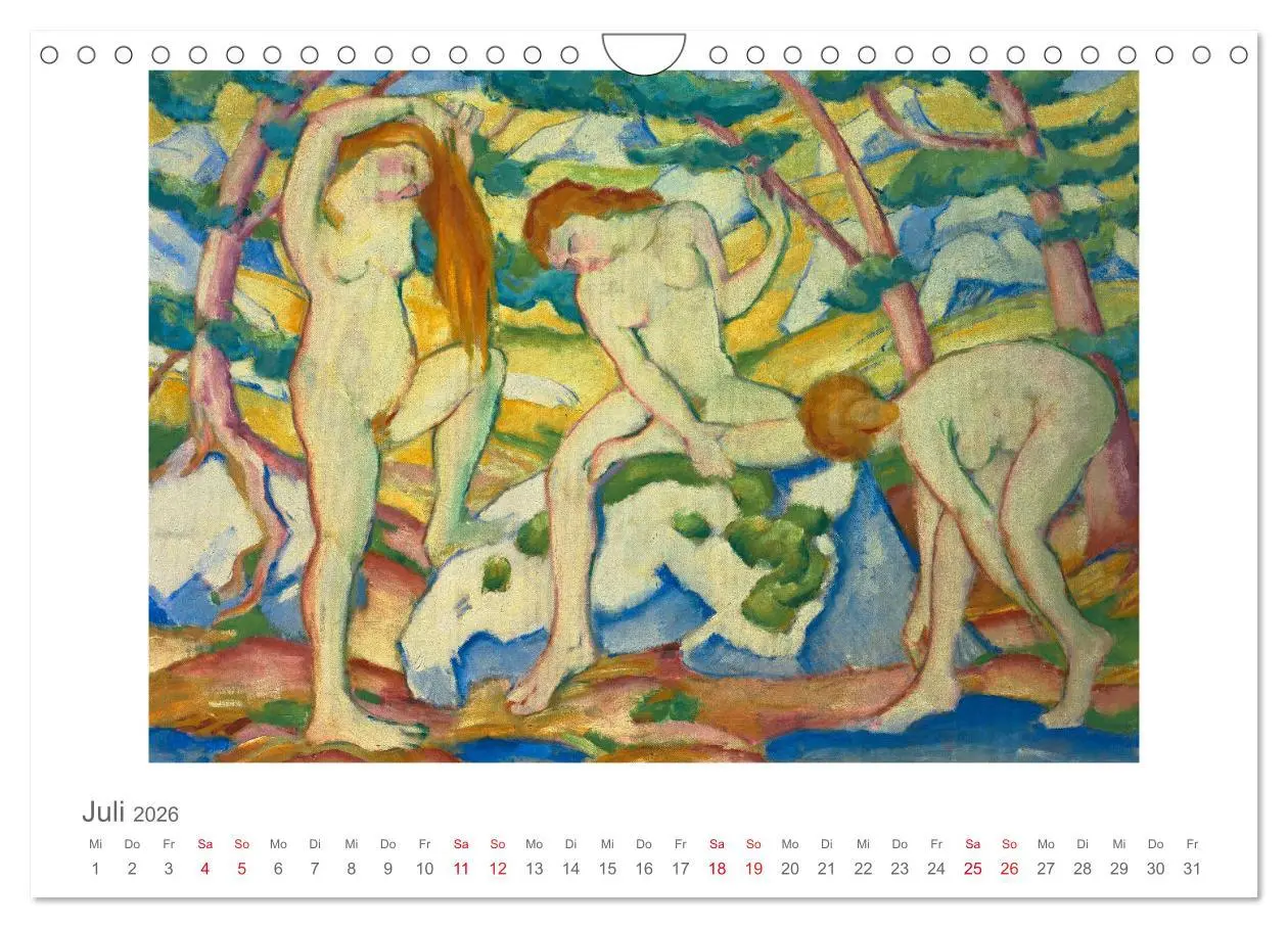 Bild: 9783457831861 | Franz Marc 2026 (Wandkalender 2026 DIN A4 quer), CALVENDO...