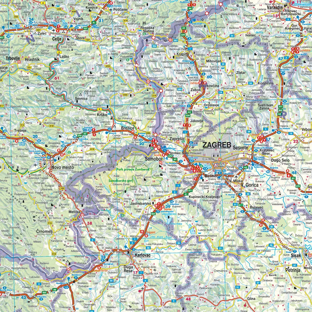 Bild: 9783707921861 | Kroatien, Straßenkarte 1:500.000, freytag &amp; berndt | freytag &amp; berndt