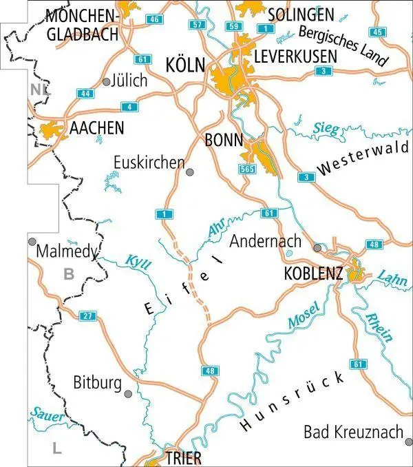 Bild: 9783969901861 | ADFC-Radtourenkarte 15 Rheinland /Eifel 1:150.000, reiß- und...