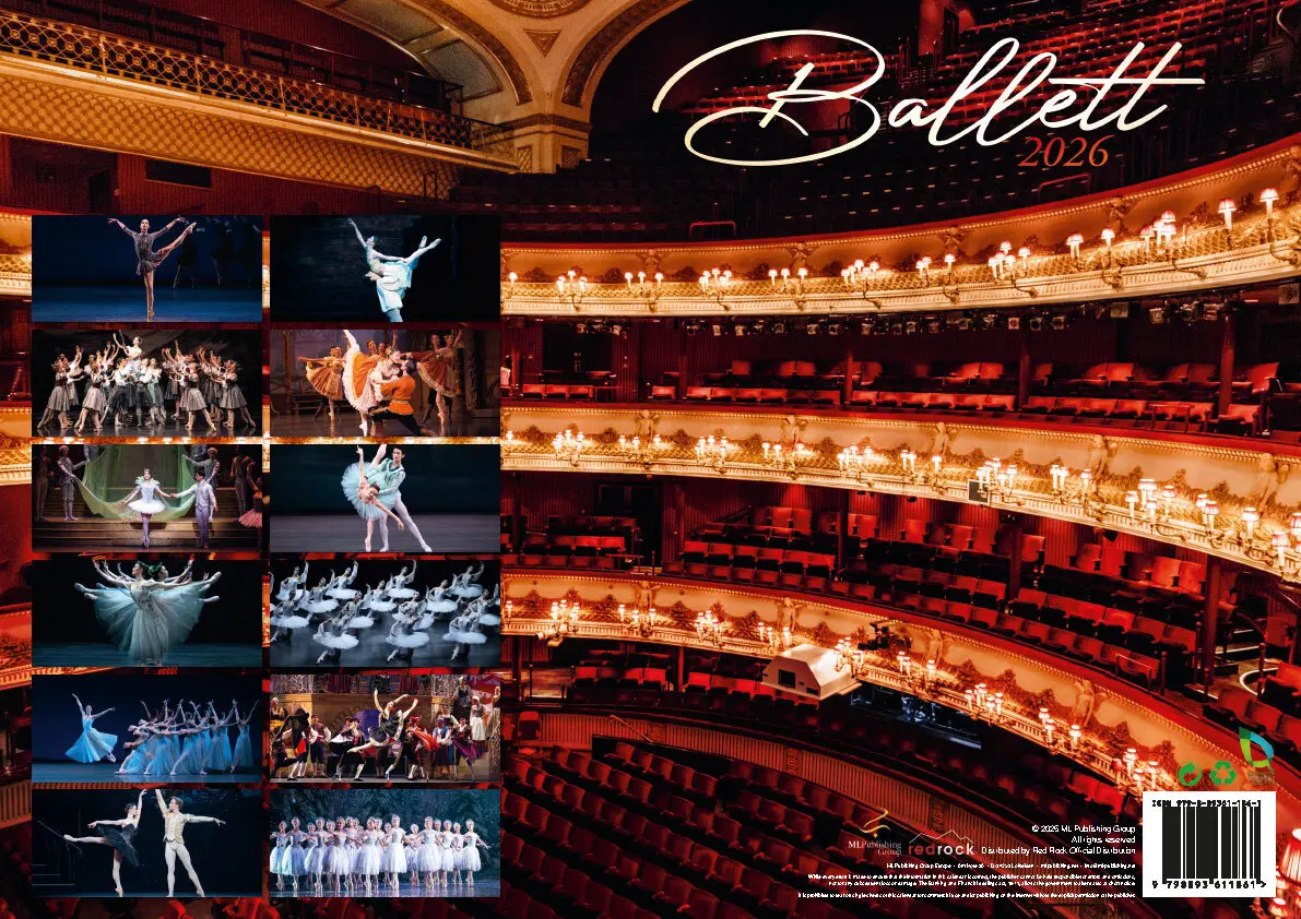 Bild: 9798893611861 | Ballett Kalender 2026 | Kalender | 14 S. | Deutsch | 2026