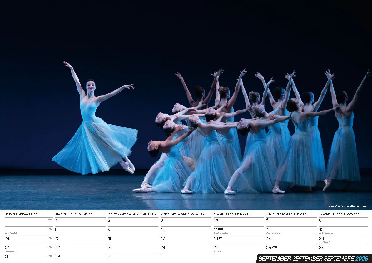 Bild: 9798893611861 | Ballett Kalender 2026 | Kalender | 14 S. | Deutsch | 2026