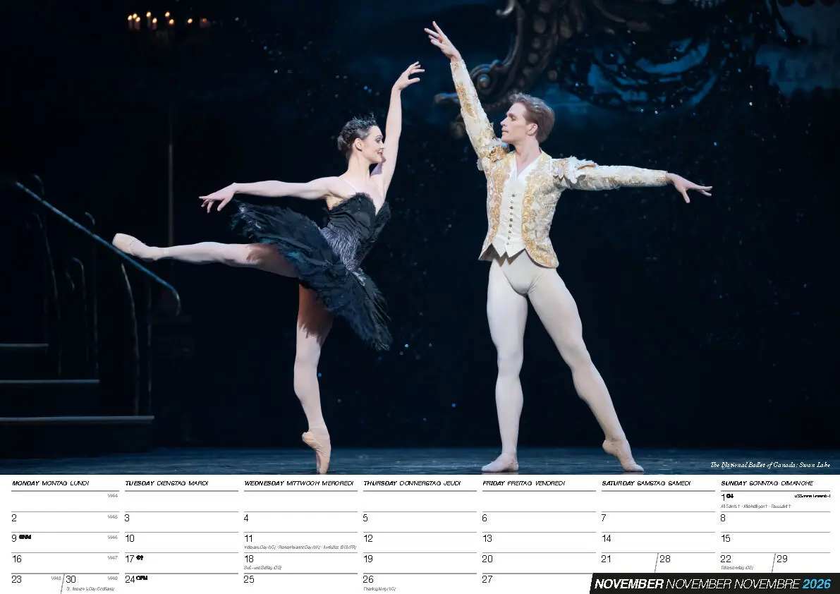 Bild: 9798893611861 | Ballett Kalender 2026 | Kalender | 14 S. | Deutsch | 2026