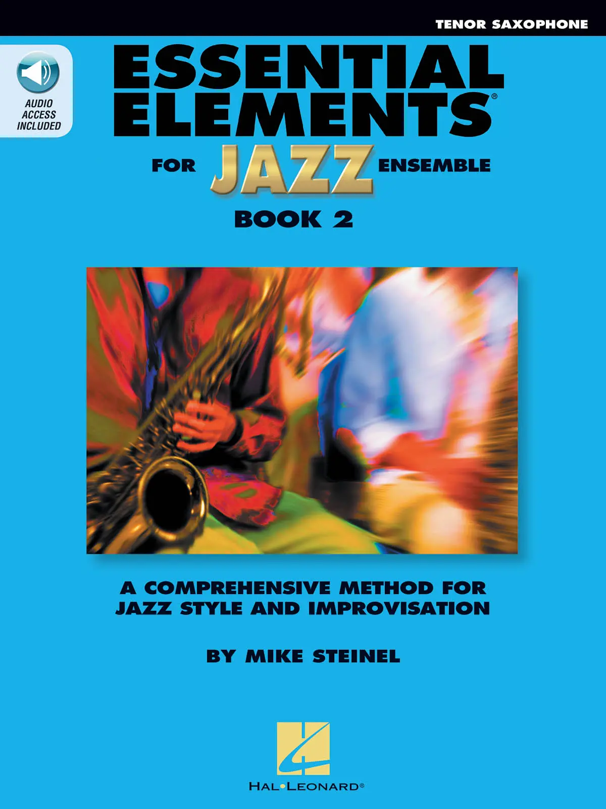Cover: 888680651961 | Essential Elements for Jazz Ensemble - Book 2 - BB Tenor Saxophone...