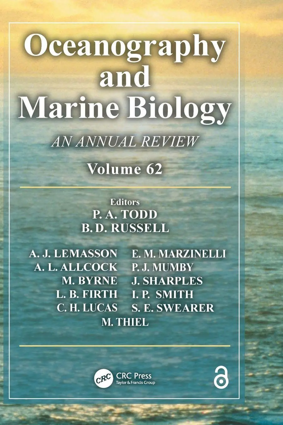 Cover: 9781032761961 | Oceanography and Marine Biology | An Annual Review, Volume 62 | Buch