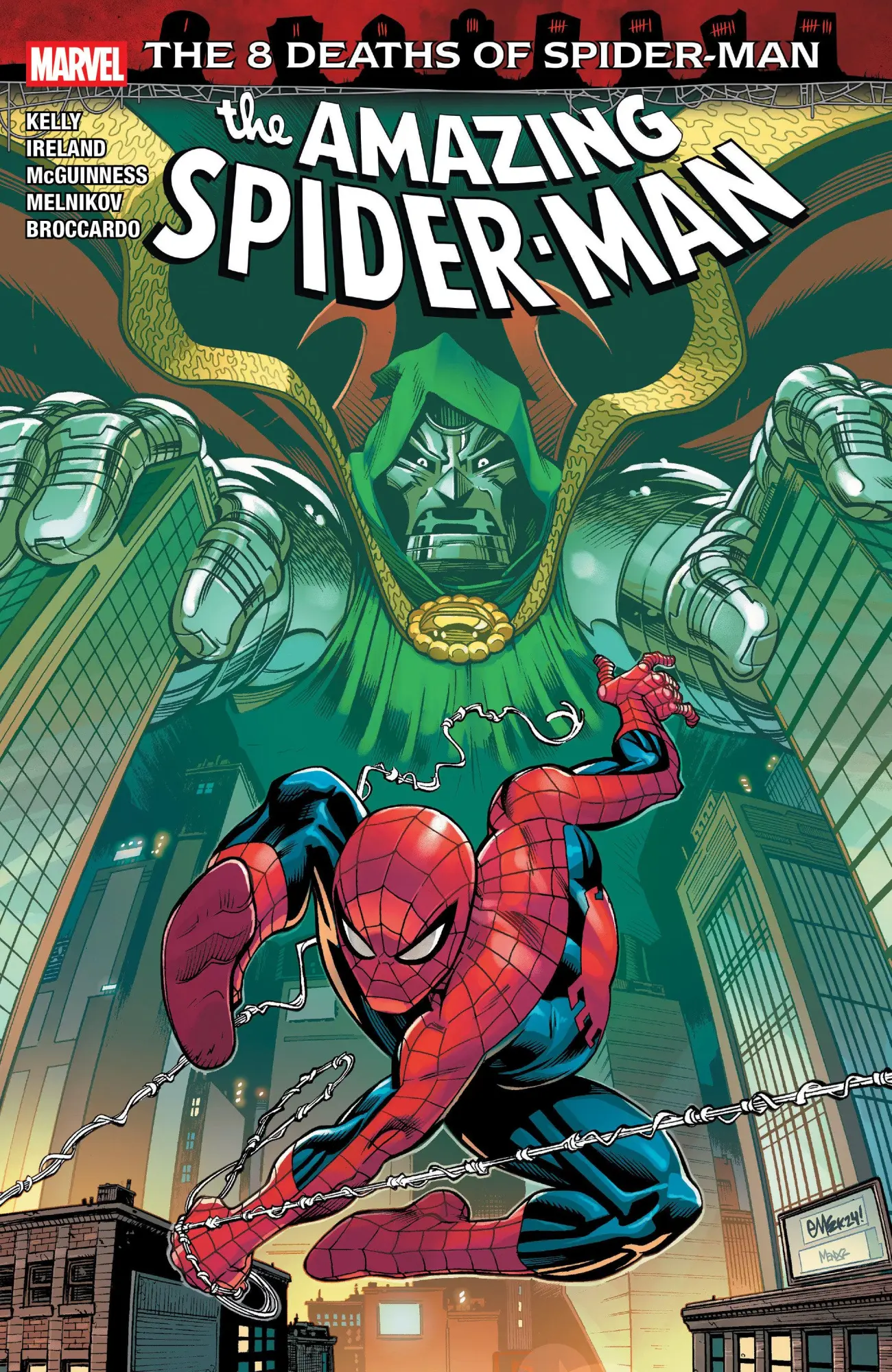 Cover: 9781302961961 | Amazing Spider-Man: The 8 Deaths of Spider-Man | Joe Kelly (u. a.)