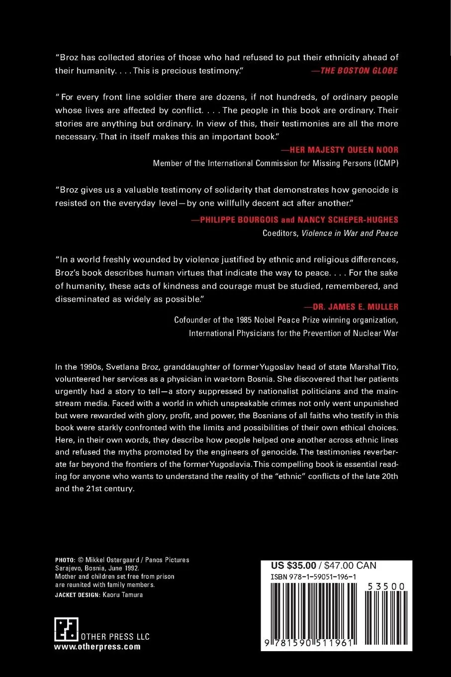 Rückseite: 9781590511961 | Good People in an Evil Time | Svetlana Broz | Taschenbuch | Englisch