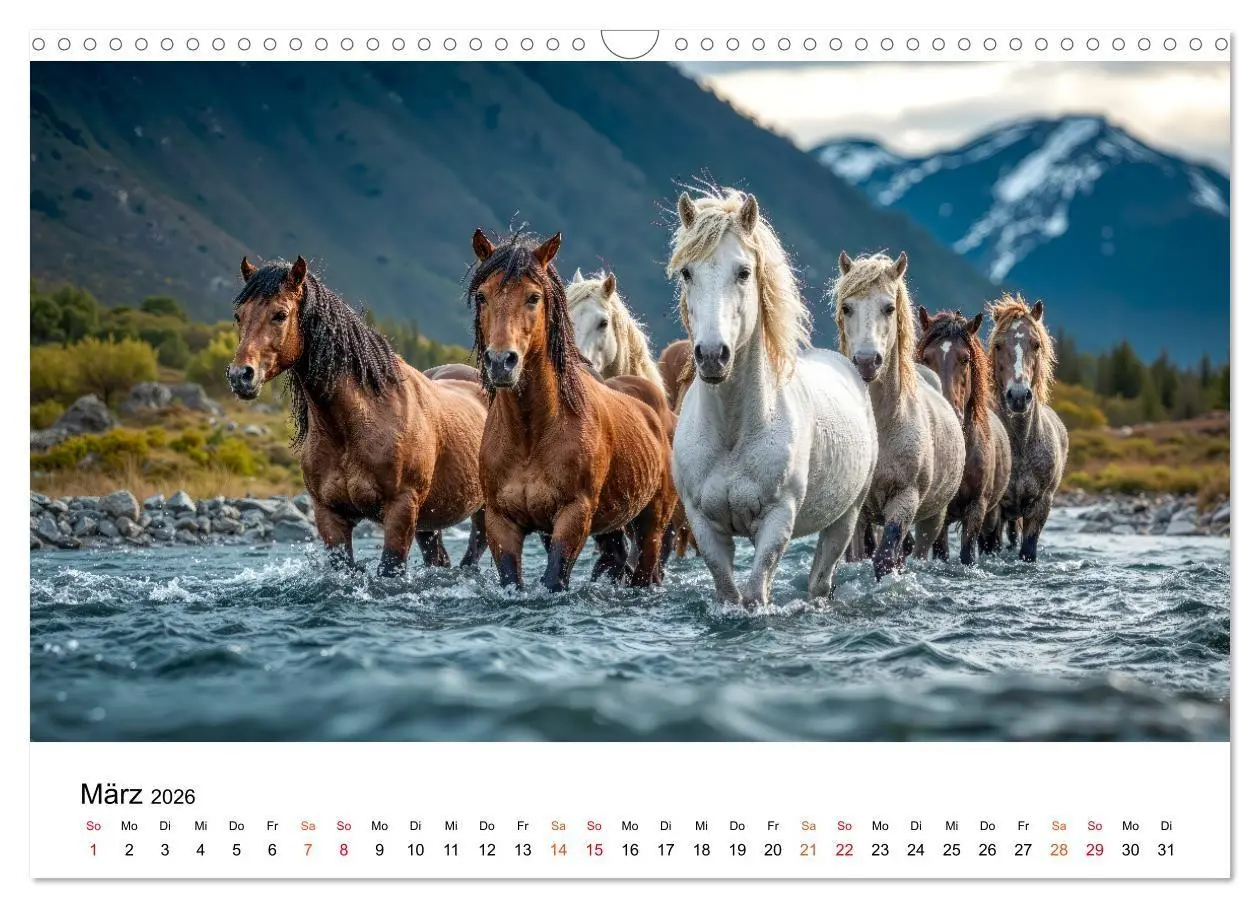 Bild: 9783516662061 | Islandpferde - Freiheit im Blick (Wandkalender 2026 DIN A3 quer),...