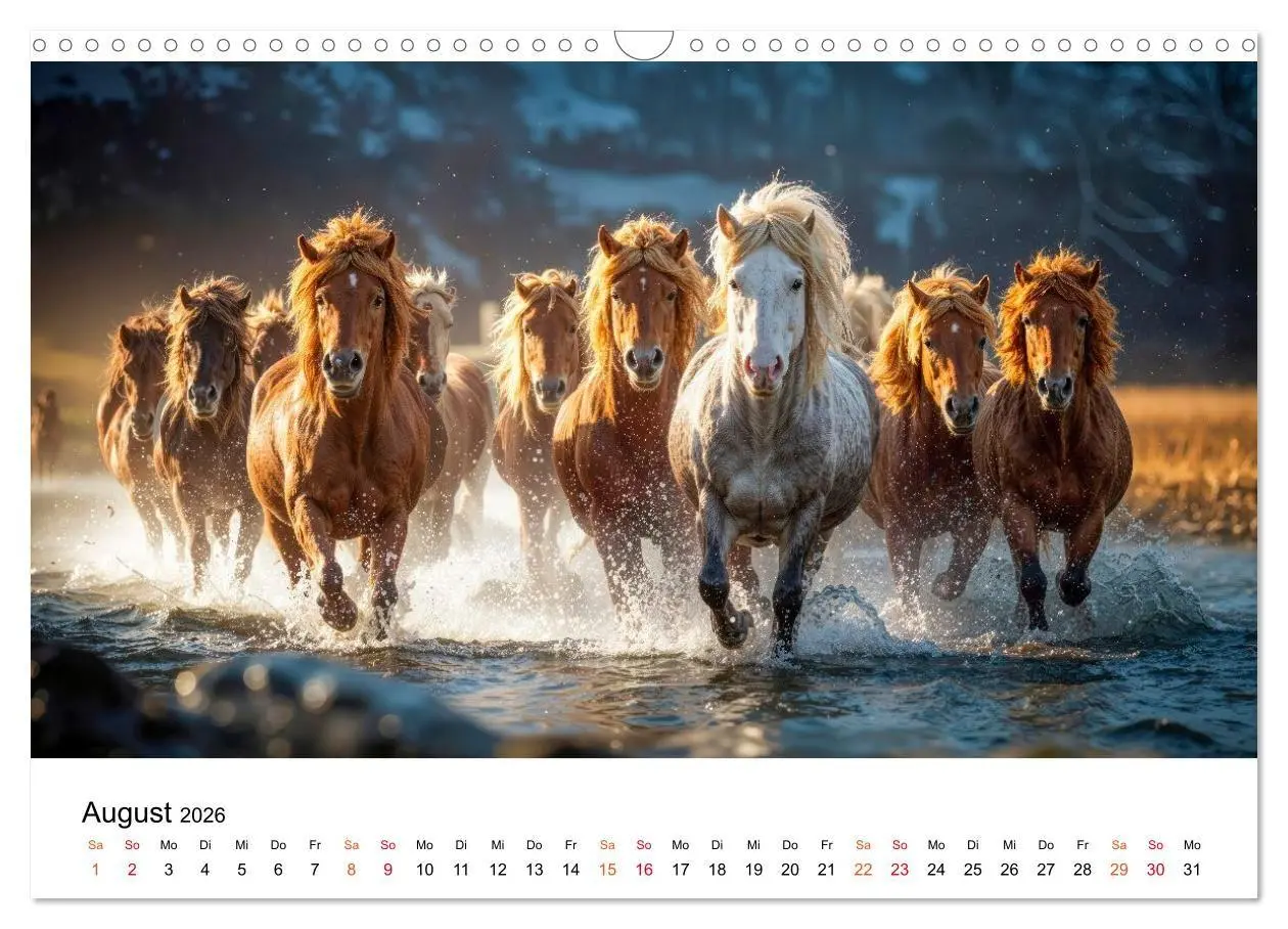 Bild: 9783516662061 | Islandpferde - Freiheit im Blick (Wandkalender 2026 DIN A3 quer),...