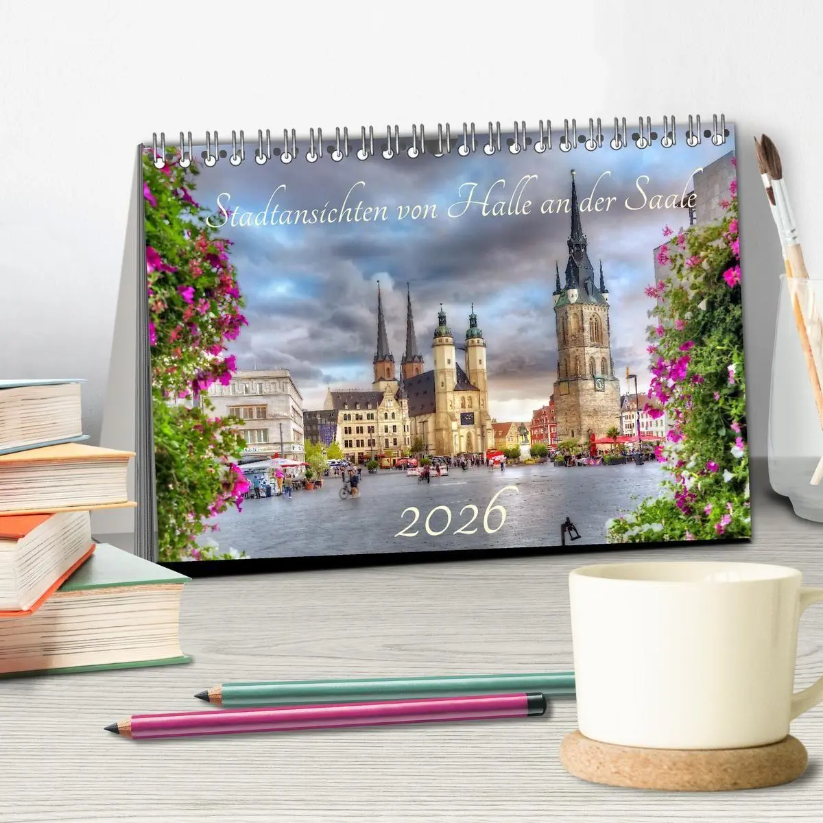 Bild: 9783516732061 | Stadtansichten von Halle an der Saale (Tischkalender 2026 DIN A5...