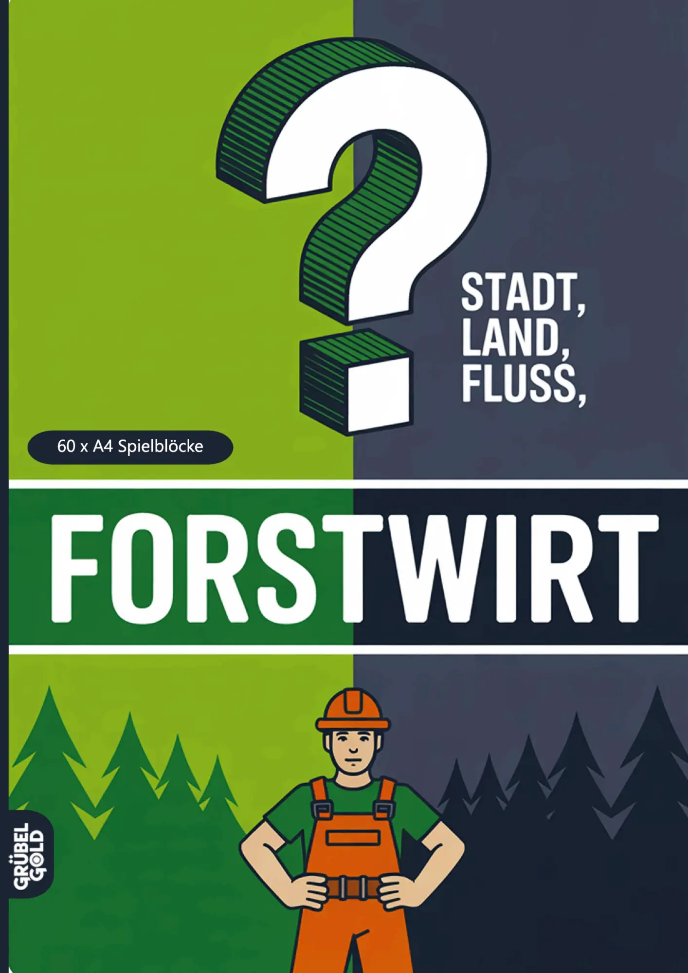 Cover: 9783693192061 | Stadt, Land, Fluss, Forstwirt | Grübelgold Rätselhefte | Taschenbuch