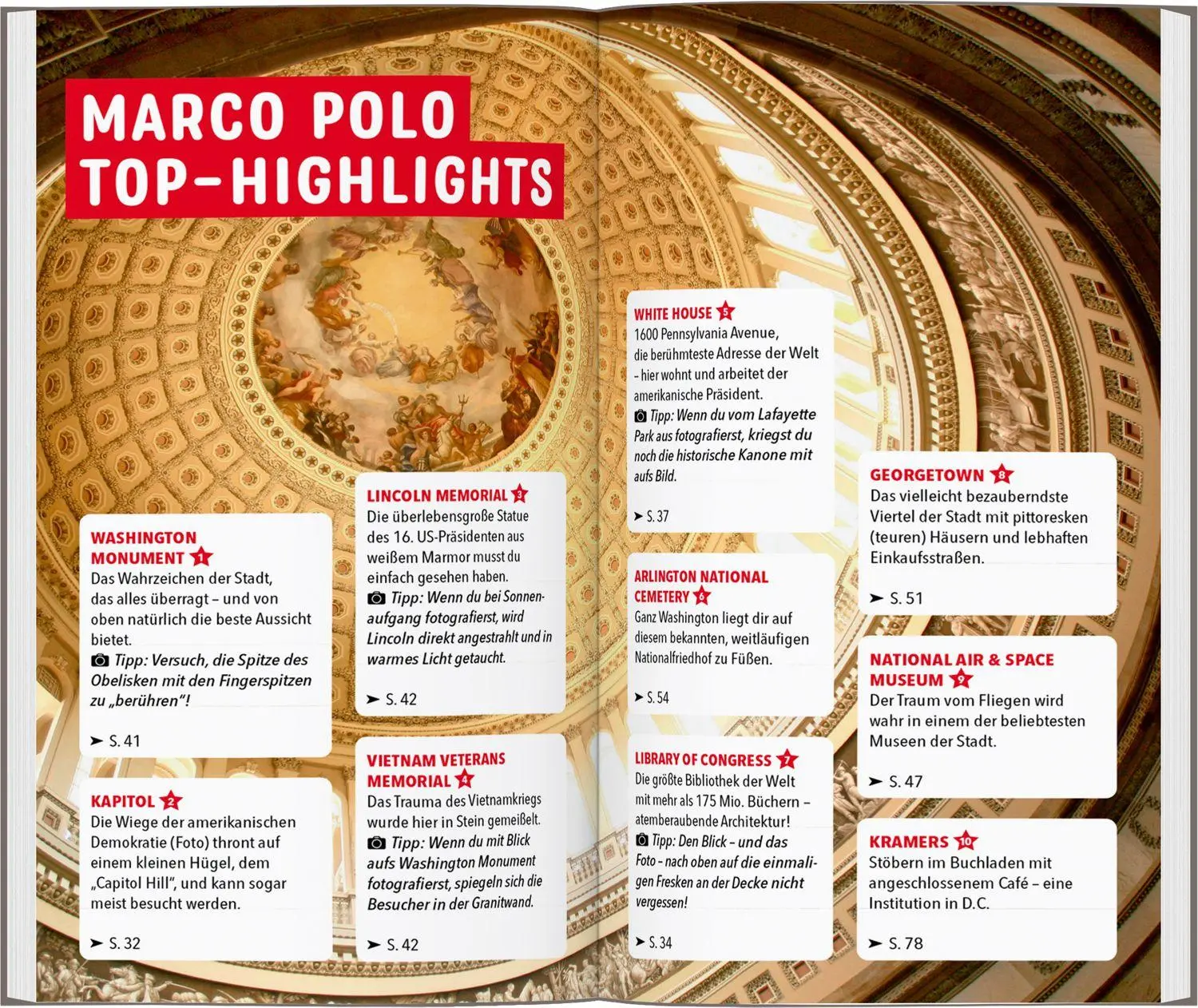 Bild: 9783829742061 | MARCO POLO Reiseführer Washington, D.C. | Nancy Lanzendörfer (u. a.)