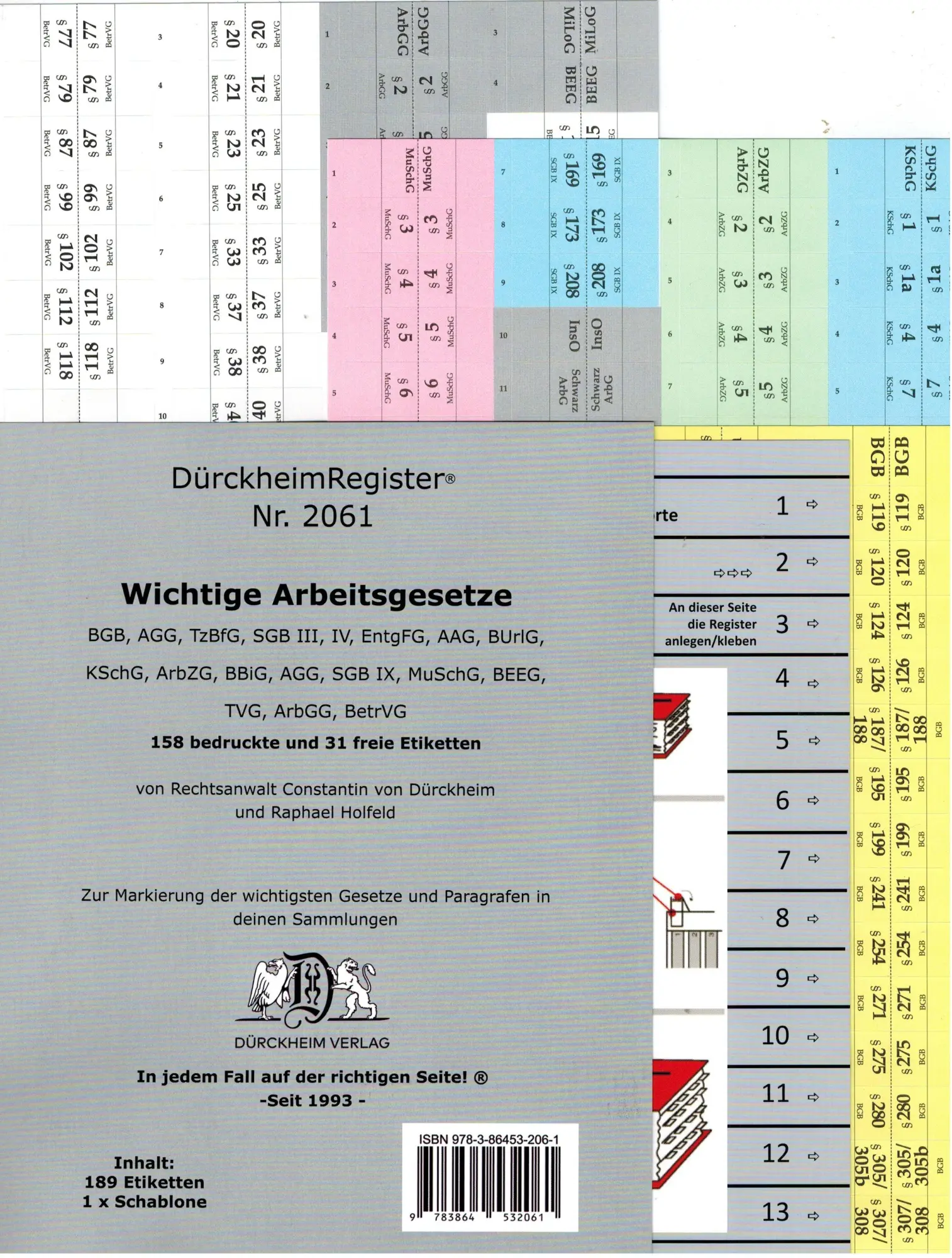 DürckheimRegister® ARBEITSGESETZE (2023)
