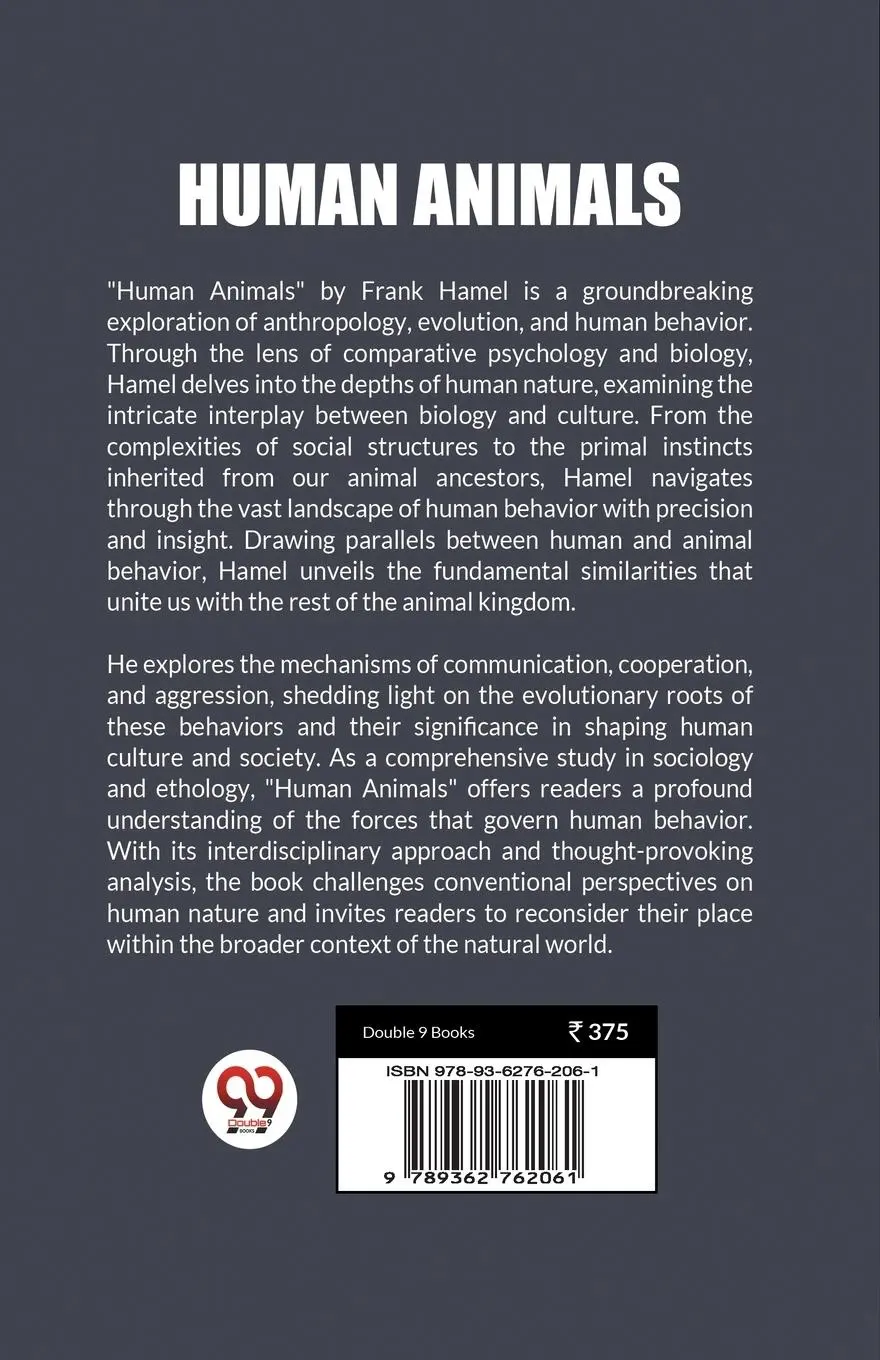 Rückseite: 9789362762061 | Human Animals | Frank Hamel | Taschenbuch | Englisch | 2024