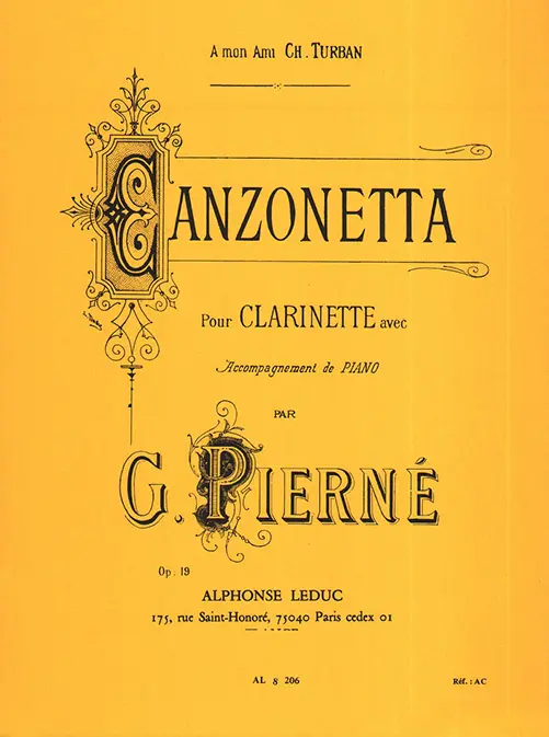 Cover: 9790046082061 | Canzonetta Op.19 | Pierne | Buch | Alphonse Leduc | EAN 9790046082061