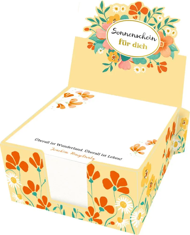 Cover: 4050003952161 | Zettelkästchen | Sonnenschein für dich | Anne Mußenbrock | Taschenbuch