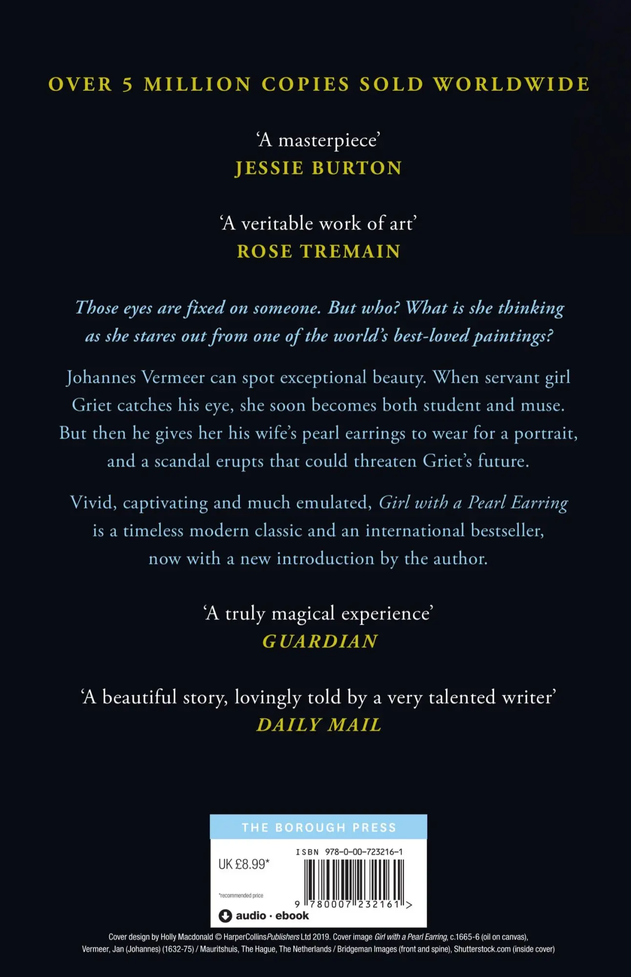 Rückseite: 9780007232161 | Girl With a Pearl Earring | Tracy Chevalier | Taschenbuch | 248 S.