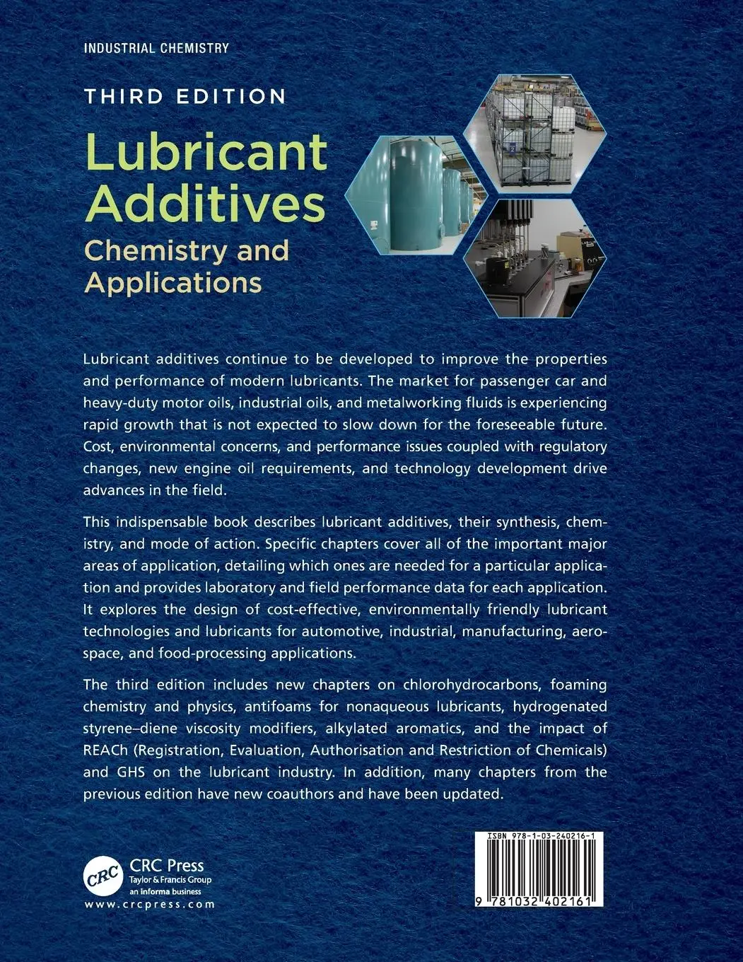 Rückseite: 9781032402161 | Lubricant Additives | Chemistry and Applications, Third Edition | Buch