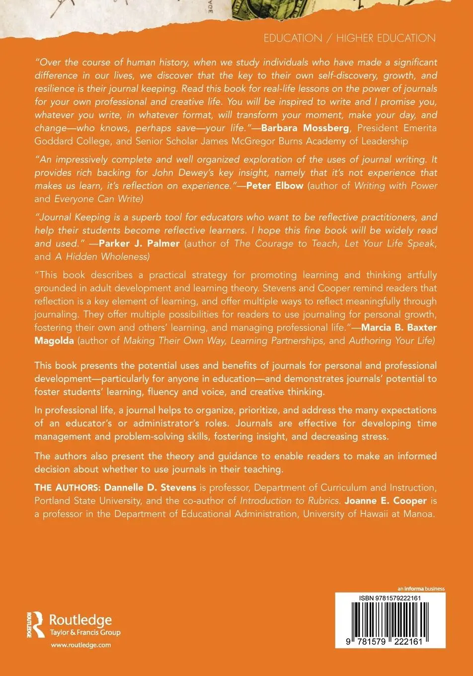 Rückseite: 9781579222161 | Journal Keeping | Dannelle D. Stevens (u. a.) | Taschenbuch | Englisch